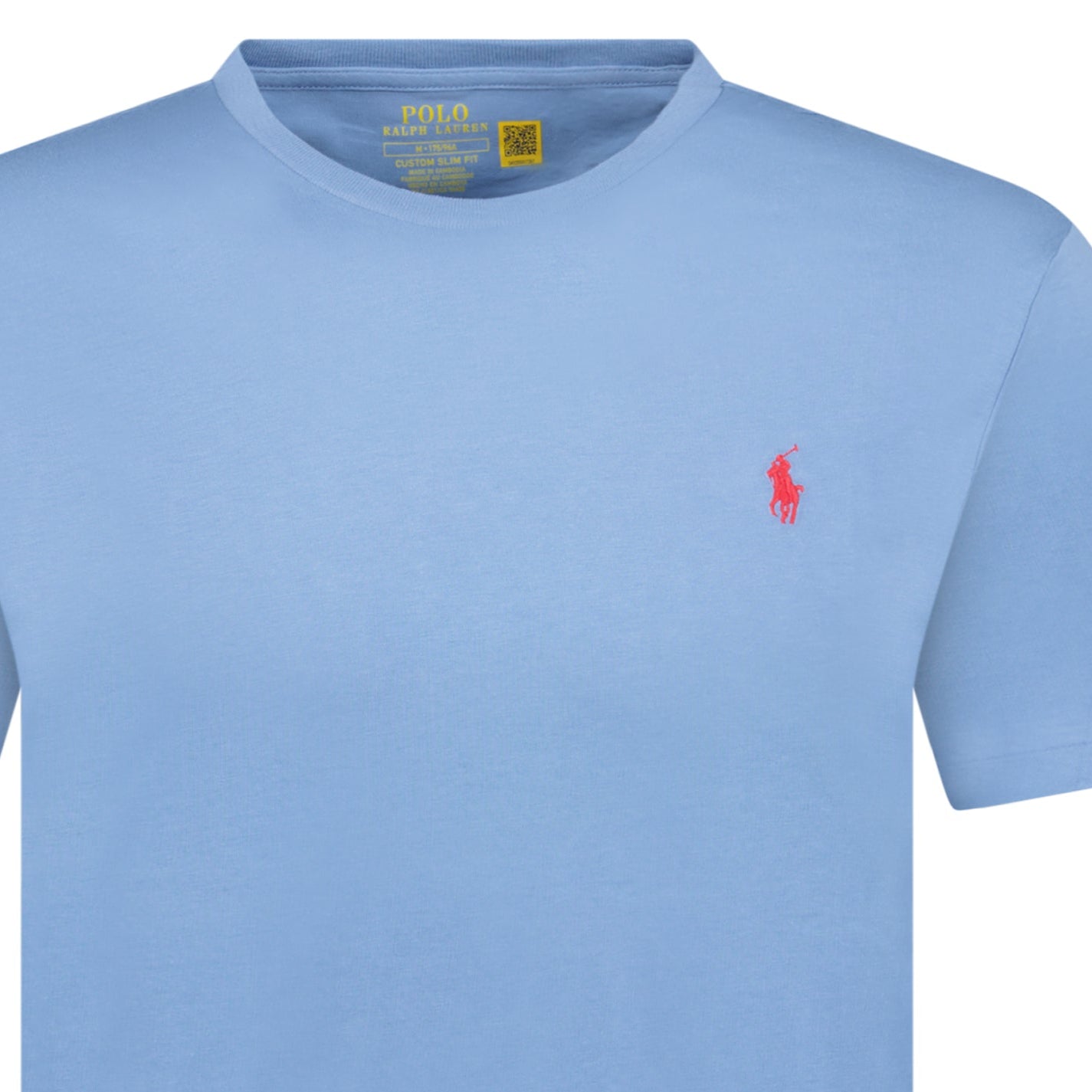 Polo Ralph Lauren Custom Slim Fit T-Shirt in Campus Blue