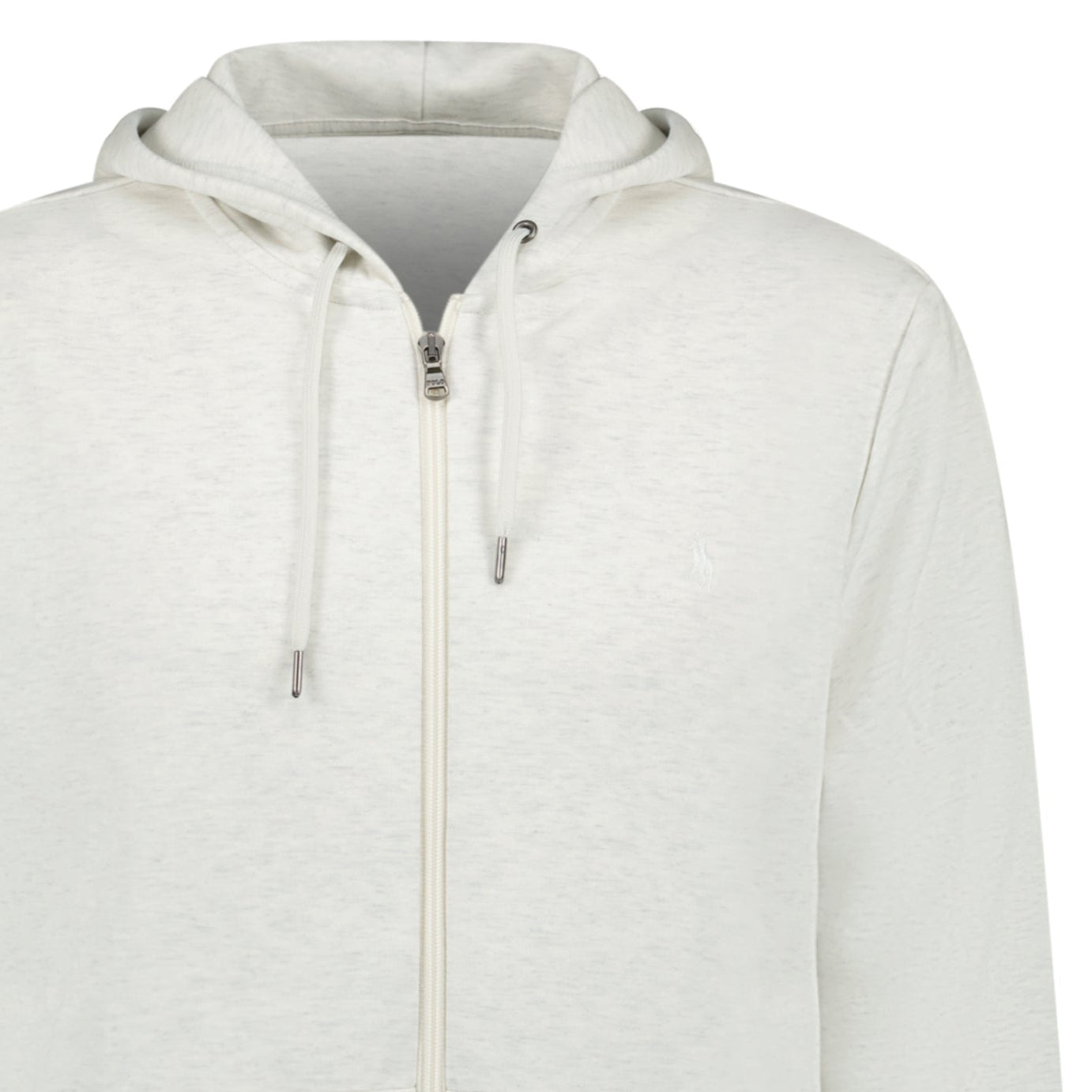 Polo Ralph Lauren Double Knit Full Zip Hoodie in Soho Heather