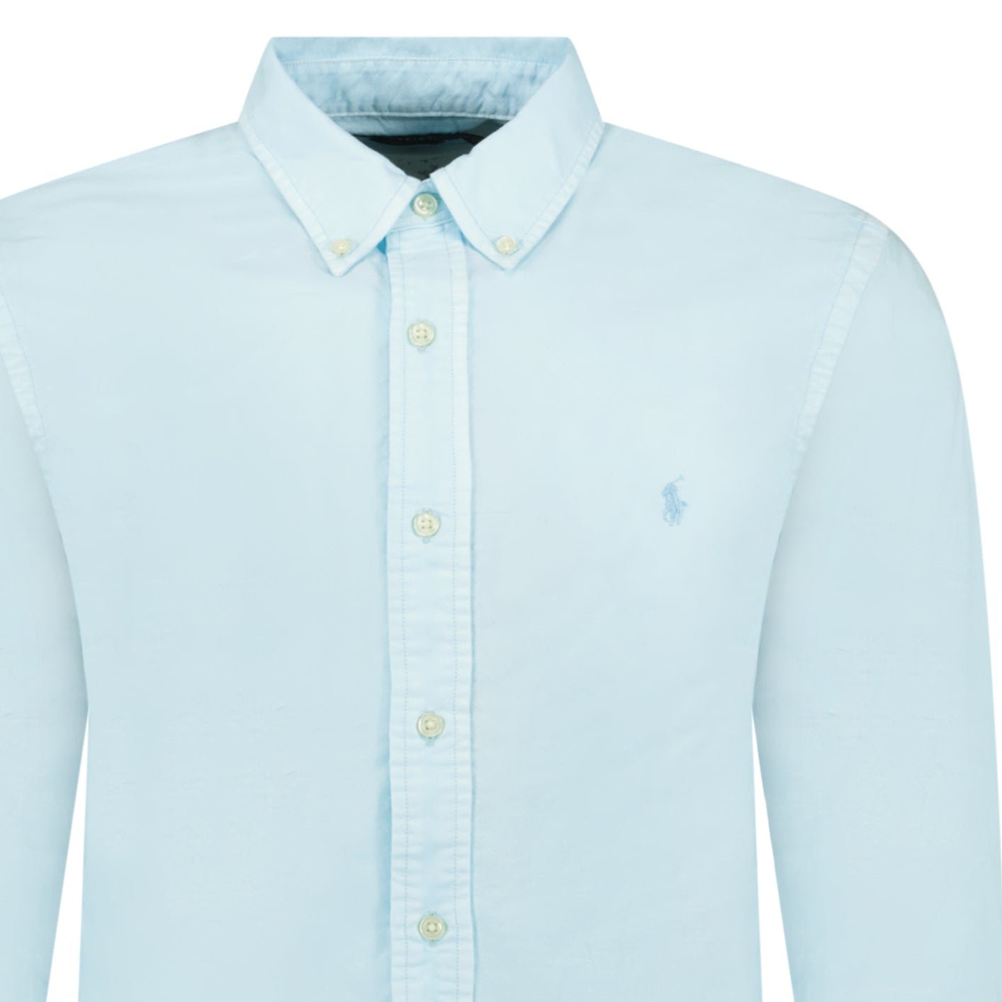 Polo Ralph Lauren Custom Fit Long Sleeve Sport Shirt in Sky