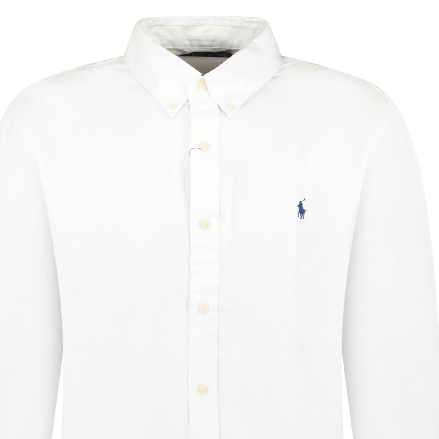 Polo Ralph Lauren Slim Fit Stretch Long Sleeve Sport Shirt White