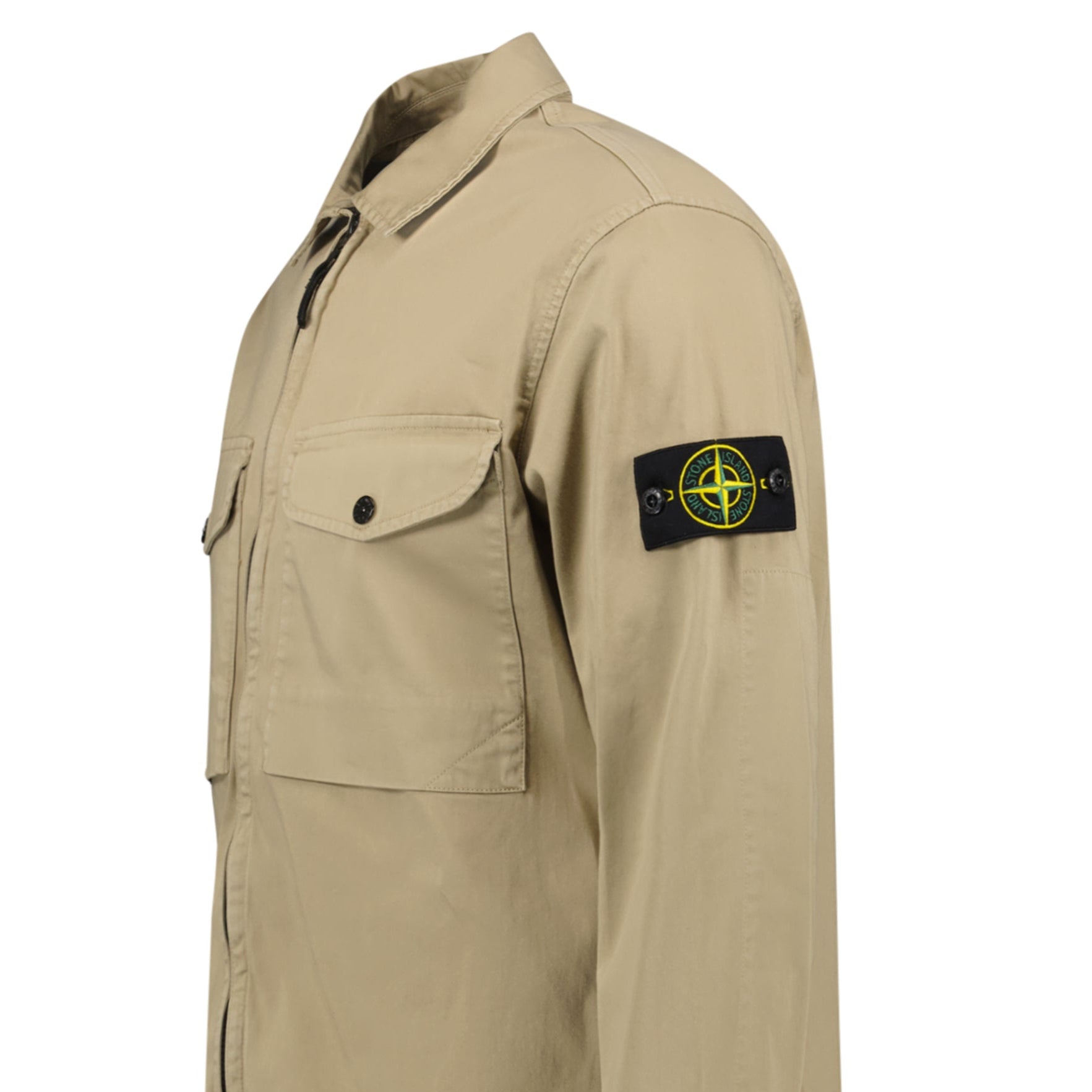 Stone Island Biscuit Front Pocket Over-Shirt