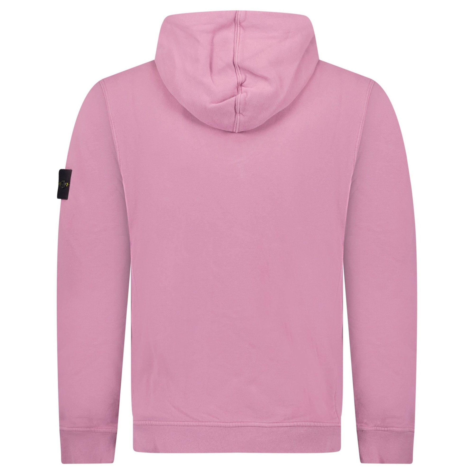 Stone Island Brushed Organic Cotton Hoodie Pink