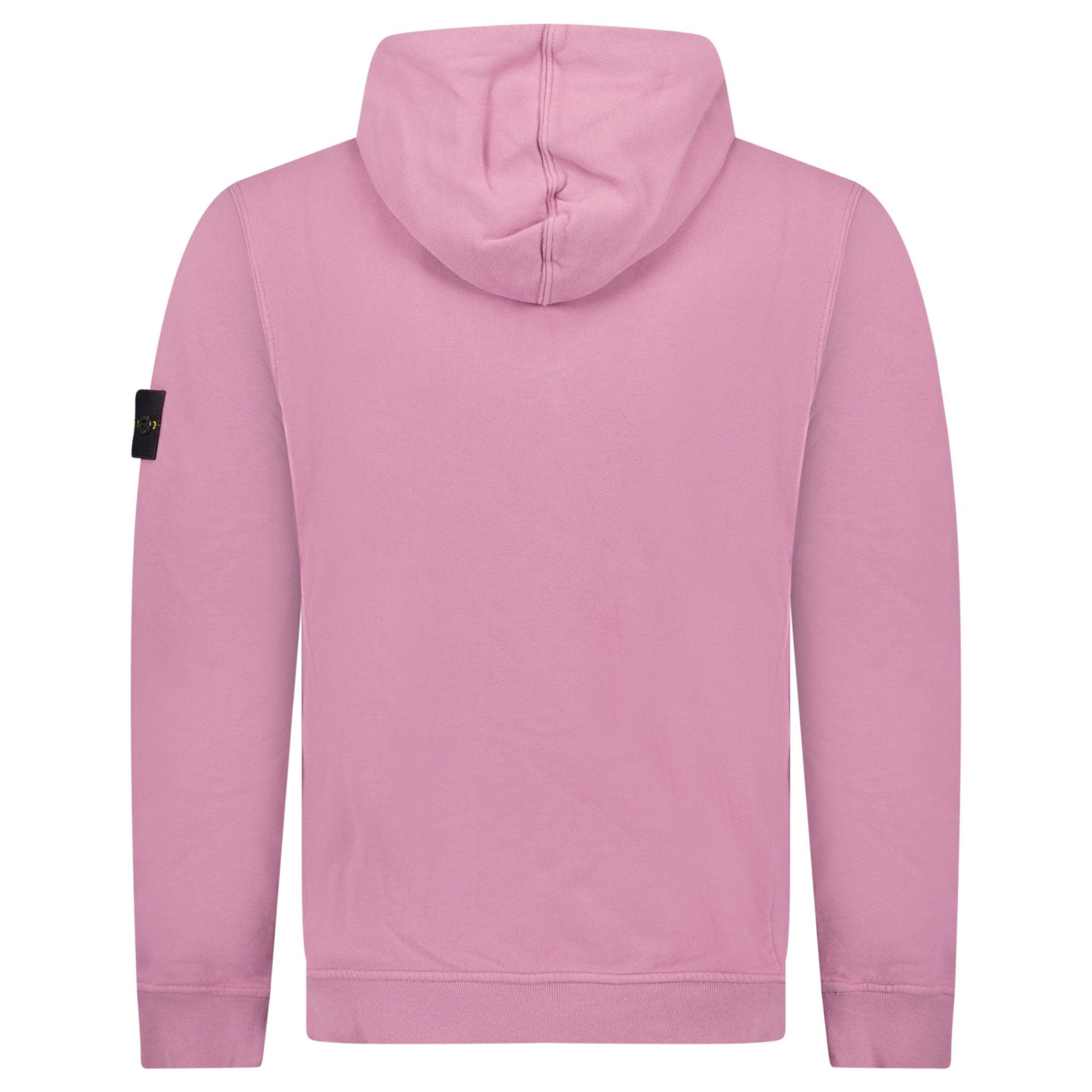 Stone Island Brushed Organic Cotton Hoodie Pink