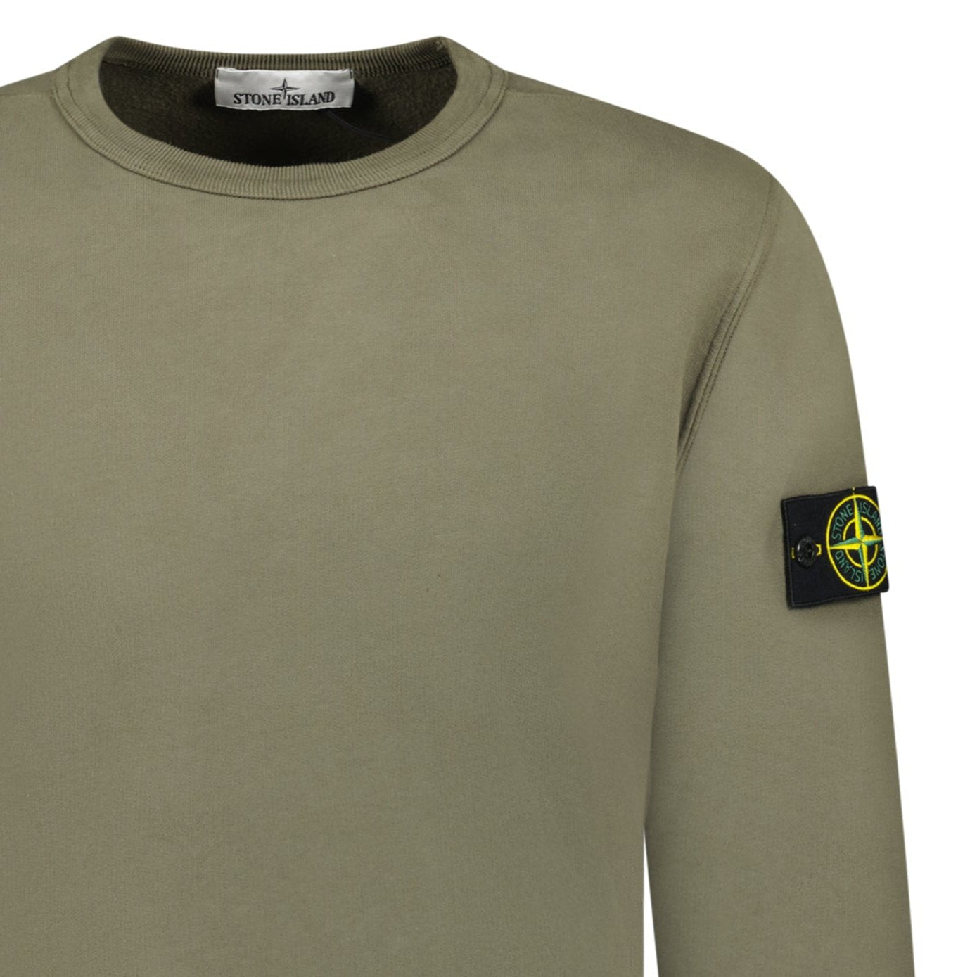 Stone Island Brushed Organic Cotton Sweatshirt Walnut Brown