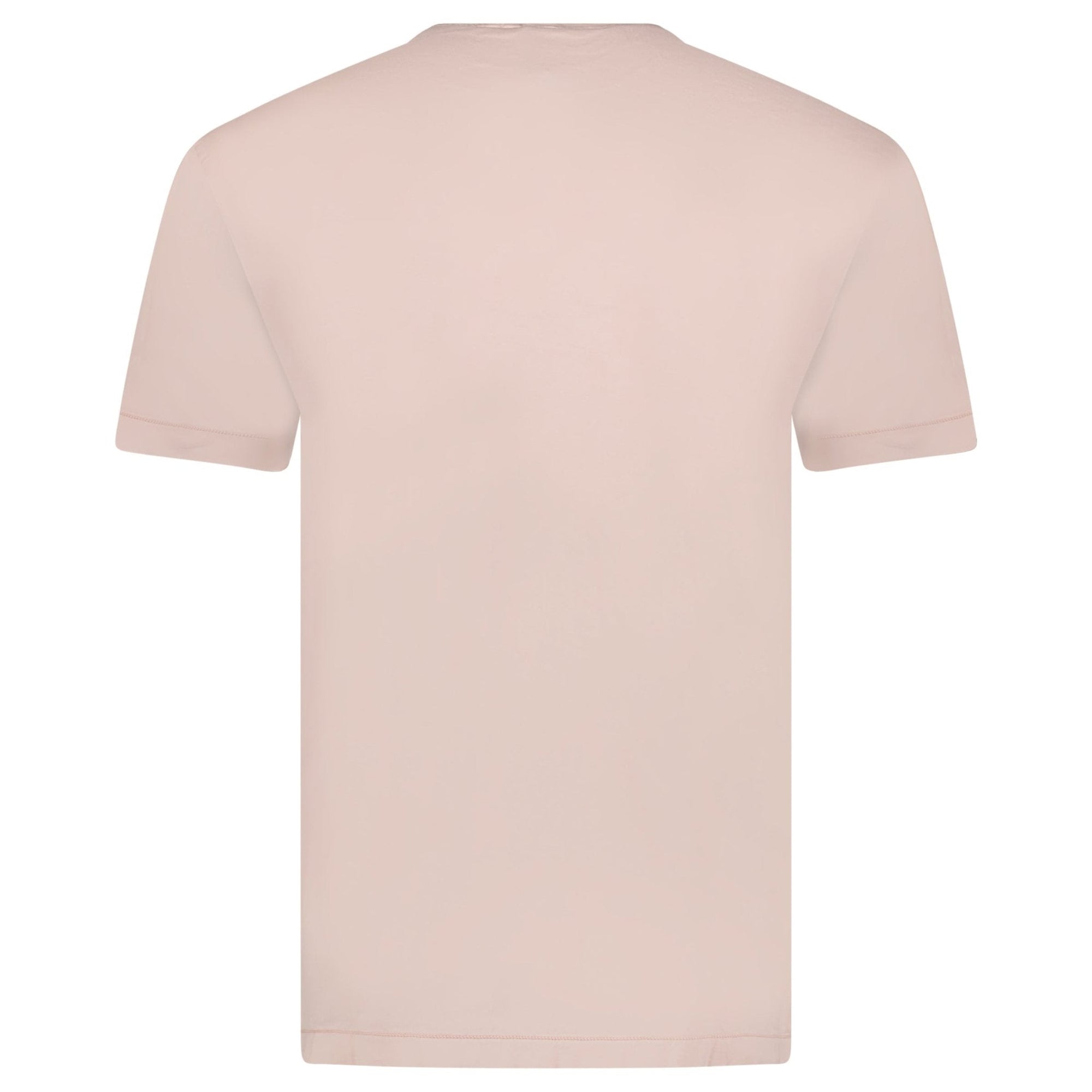 Stone Island Compass Logo Patch Cotton T-Shirt Antique Rose
