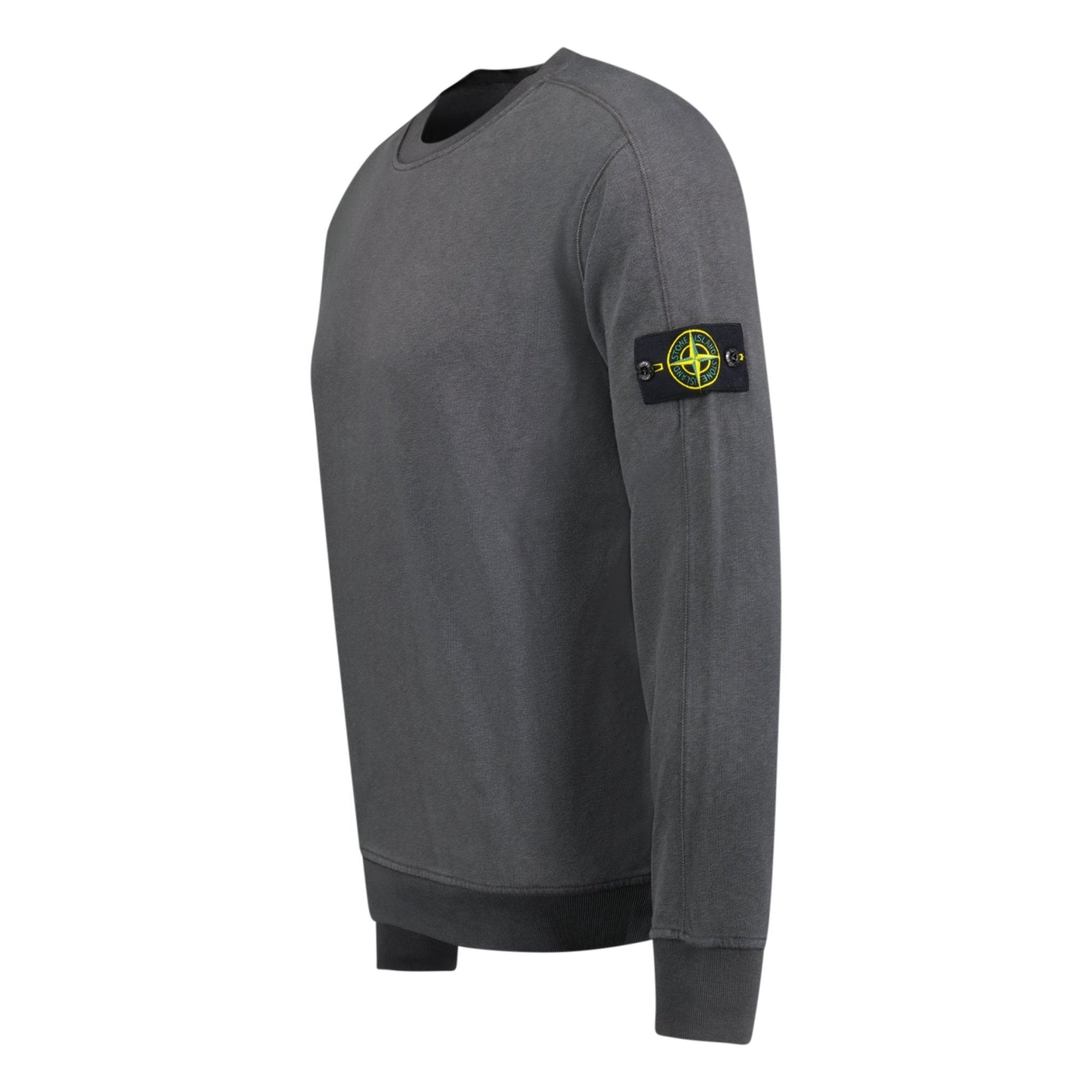 Stone Island Crew Neck Light Sweatshirt Dark Grey