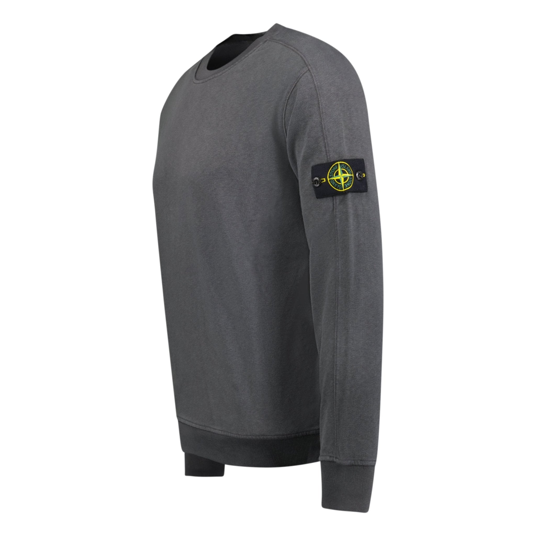 Stone Island Crew Neck Light Sweatshirt Dark Grey