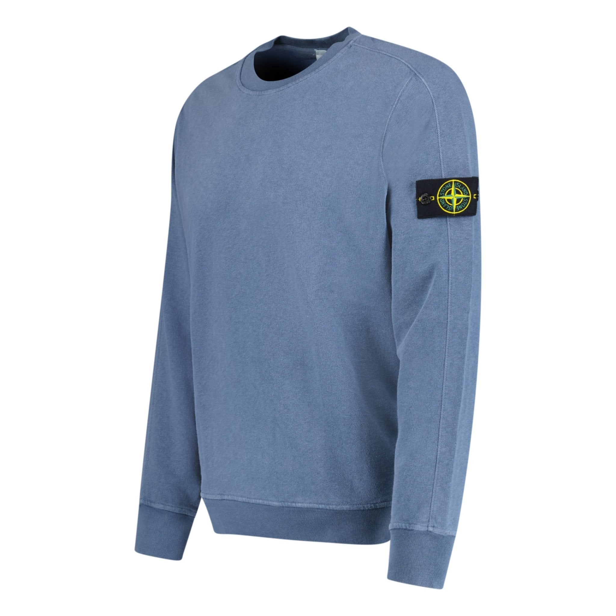 Stone Island Crew Neck Light Sweatshirt Pastel Blue