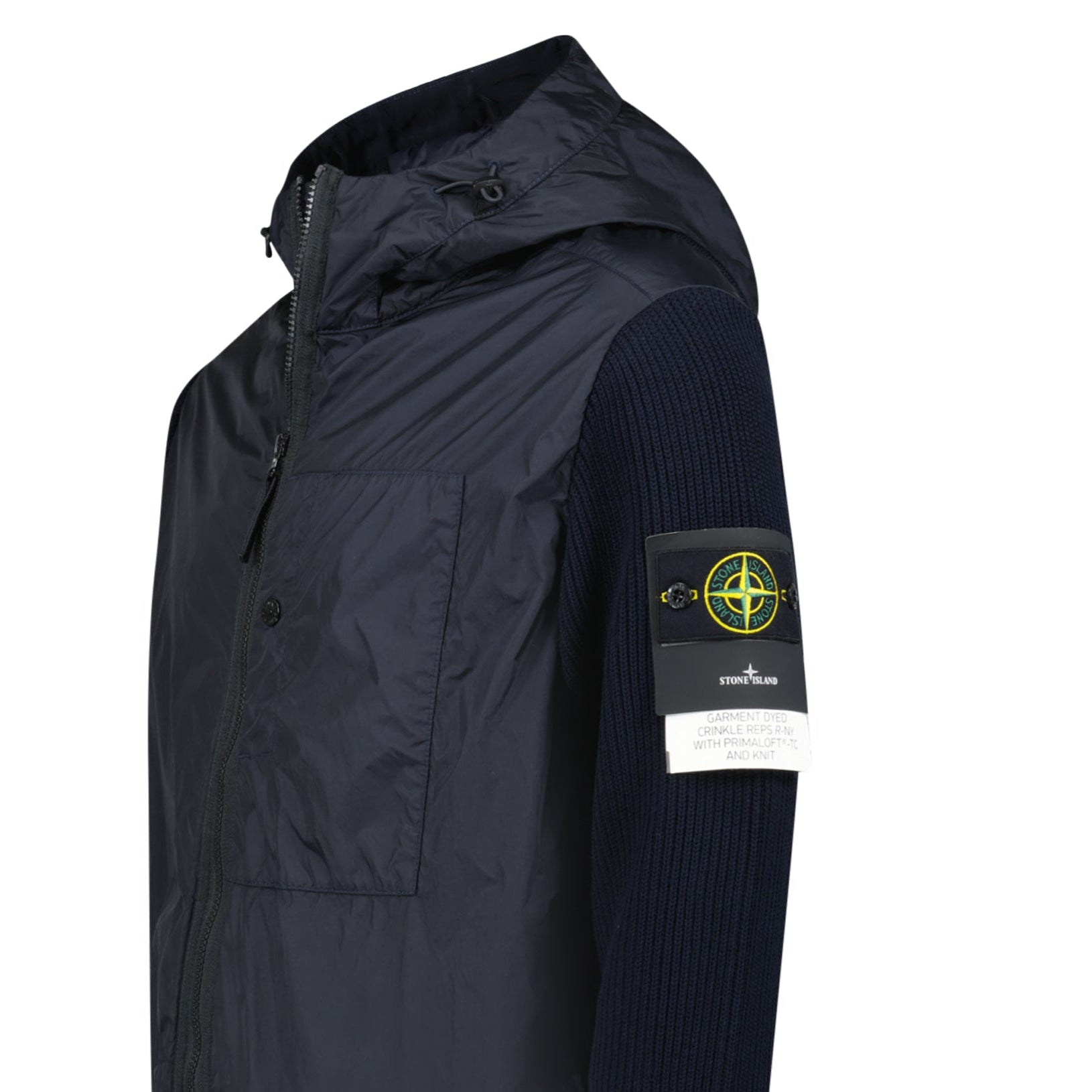 Stone Island Crinkle Reps R-NY Wind Resistant Jacket in Navy