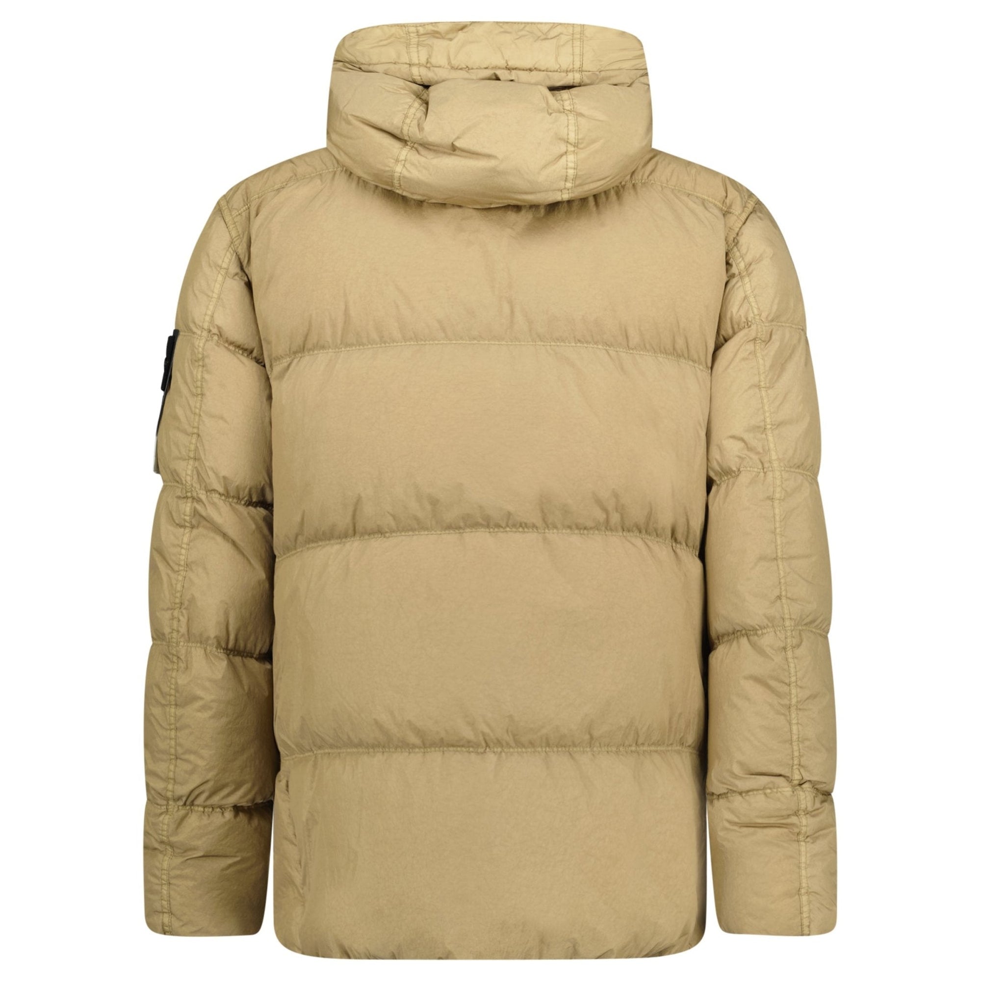 Stone Island Garment Dyed Crinkle Reps NY Down Jacket Biscuit Brown