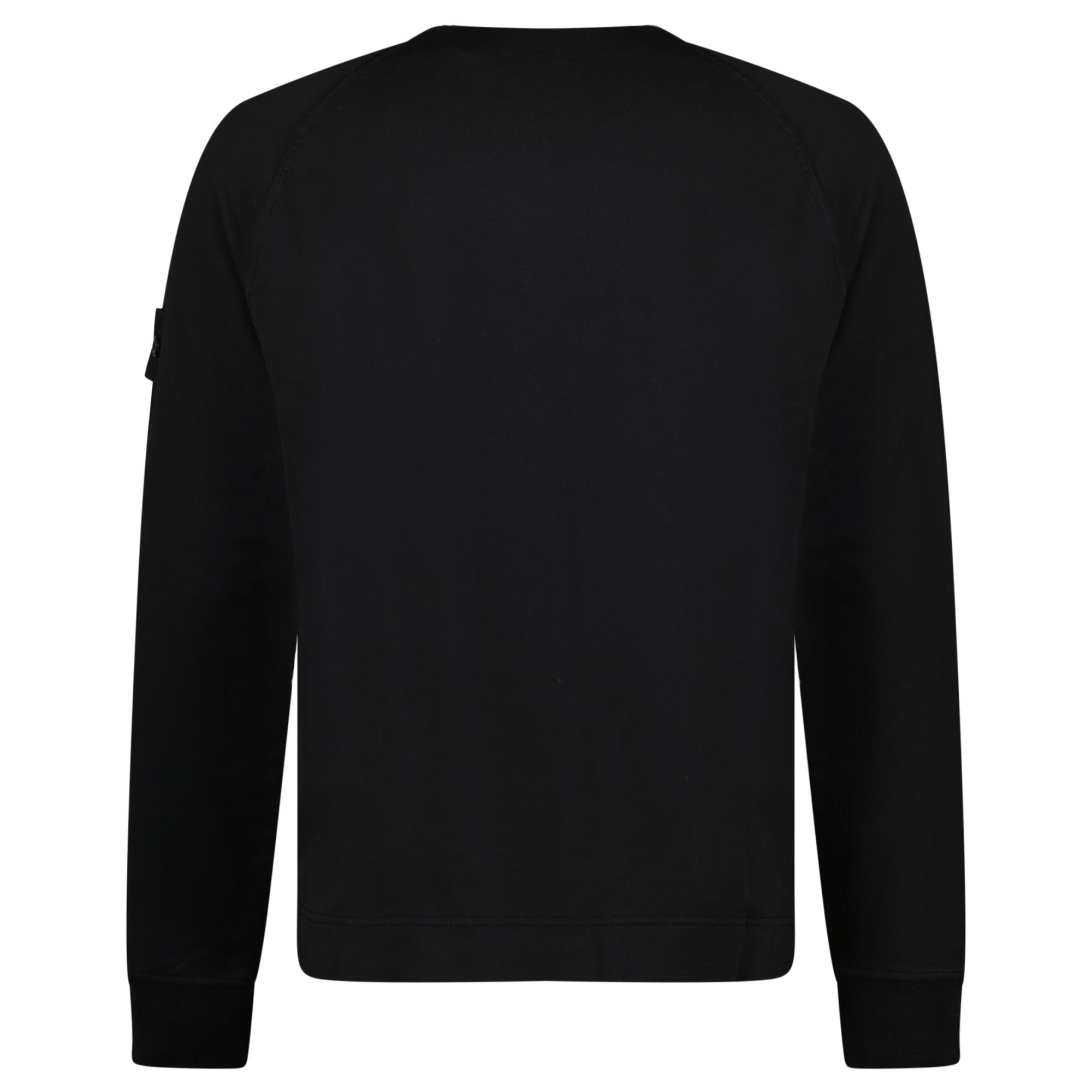 Stone Island Ghost Badge Crewneck Sweatshirt Black