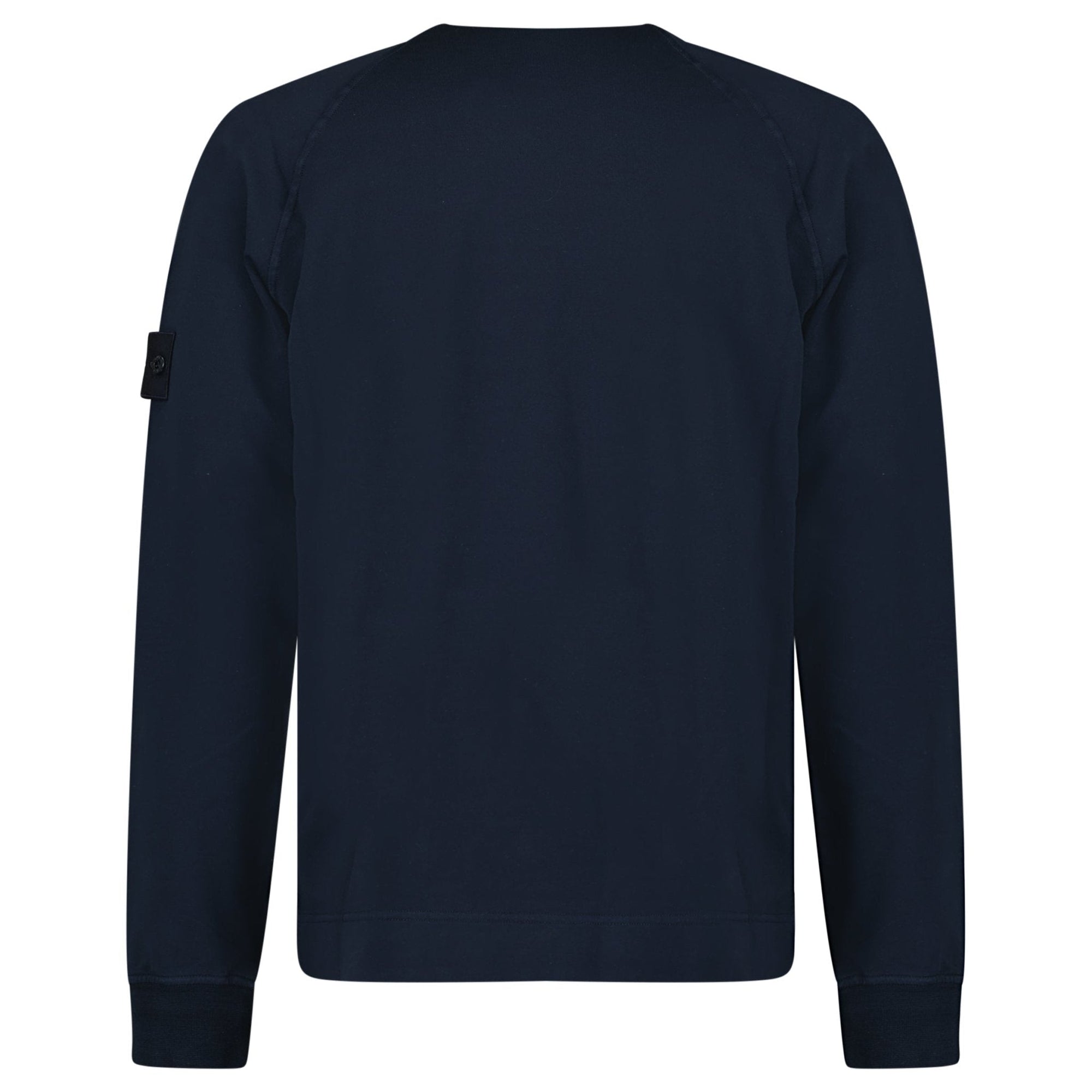 Stone Island Ghost Badge Crewneck Sweatshirt Navy