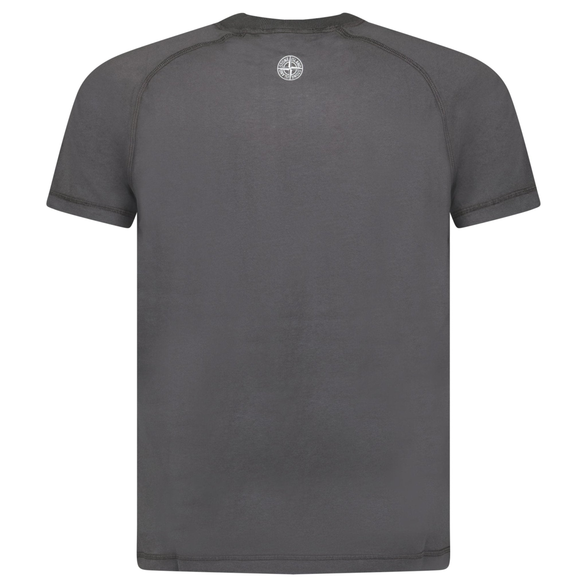 Stone Island 'Institutional One' Front Logo T-Shirt Charcoal Grey