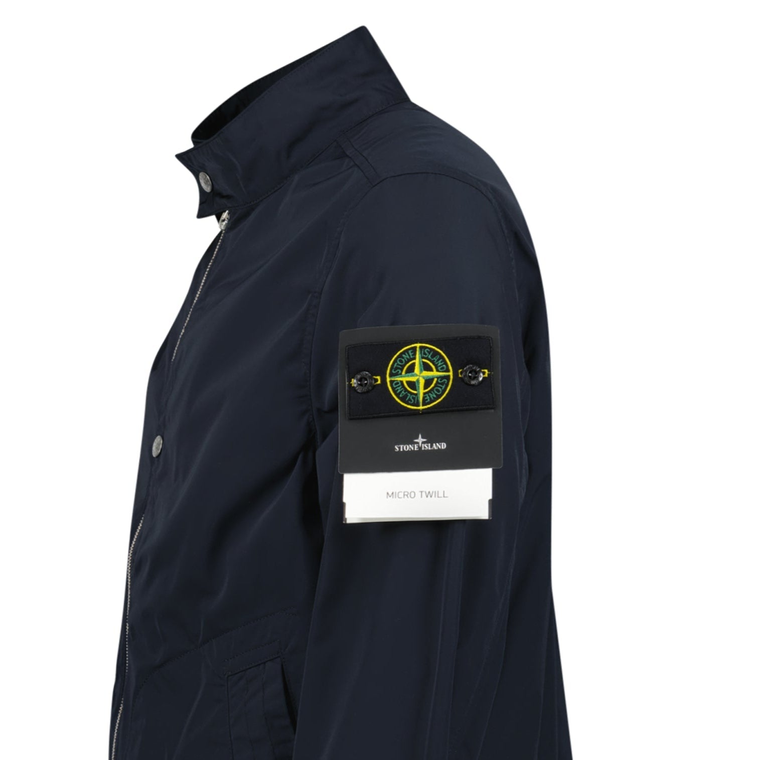 Stone Island Micro Twill Blouson Jacket in Navy