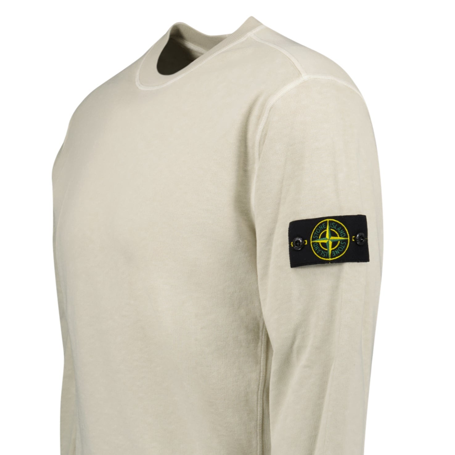 Stone Island Old Effect Crewneck Sweatshirt Beige