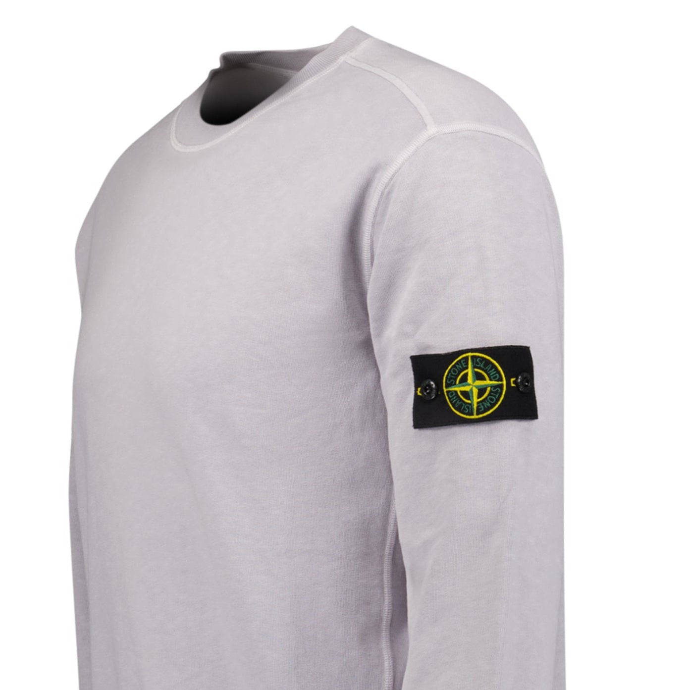 Stone Island Old Effect Crewneck Sweatshirt Lilac