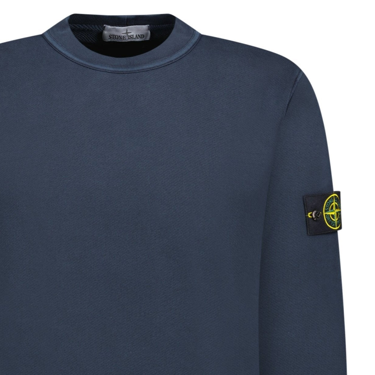 Stone Island Old Effect Crewneck Sweatshirt Navy