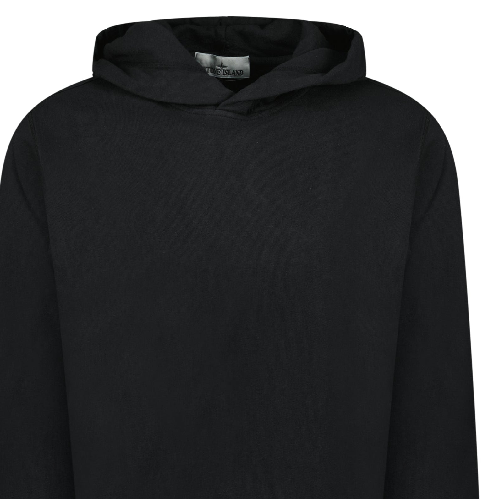 Stone Island ‘Old’ Treatment Hooded Sweatshirt In Black