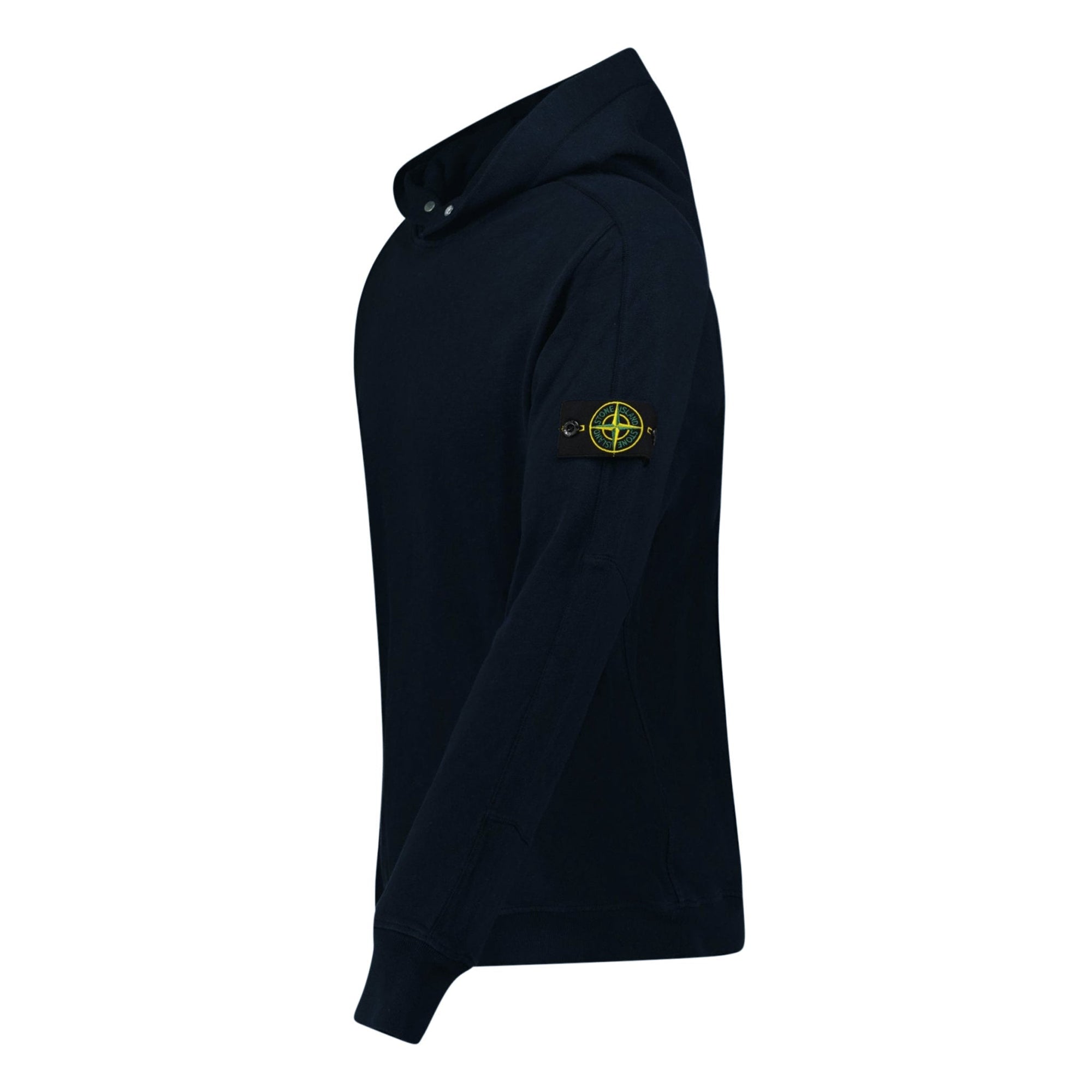 Stone Island ‘Old’ Treatment Hooded Sweatshirt Navy