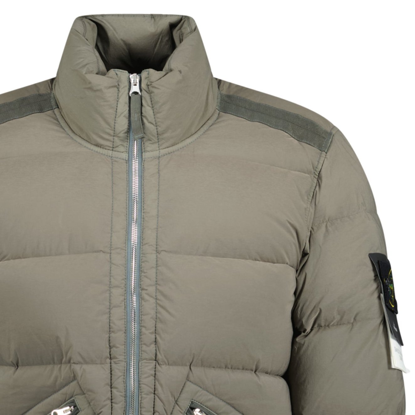 Stone Island Puffer Jacket In Seamless Tunnel Nylon Walnut Brown