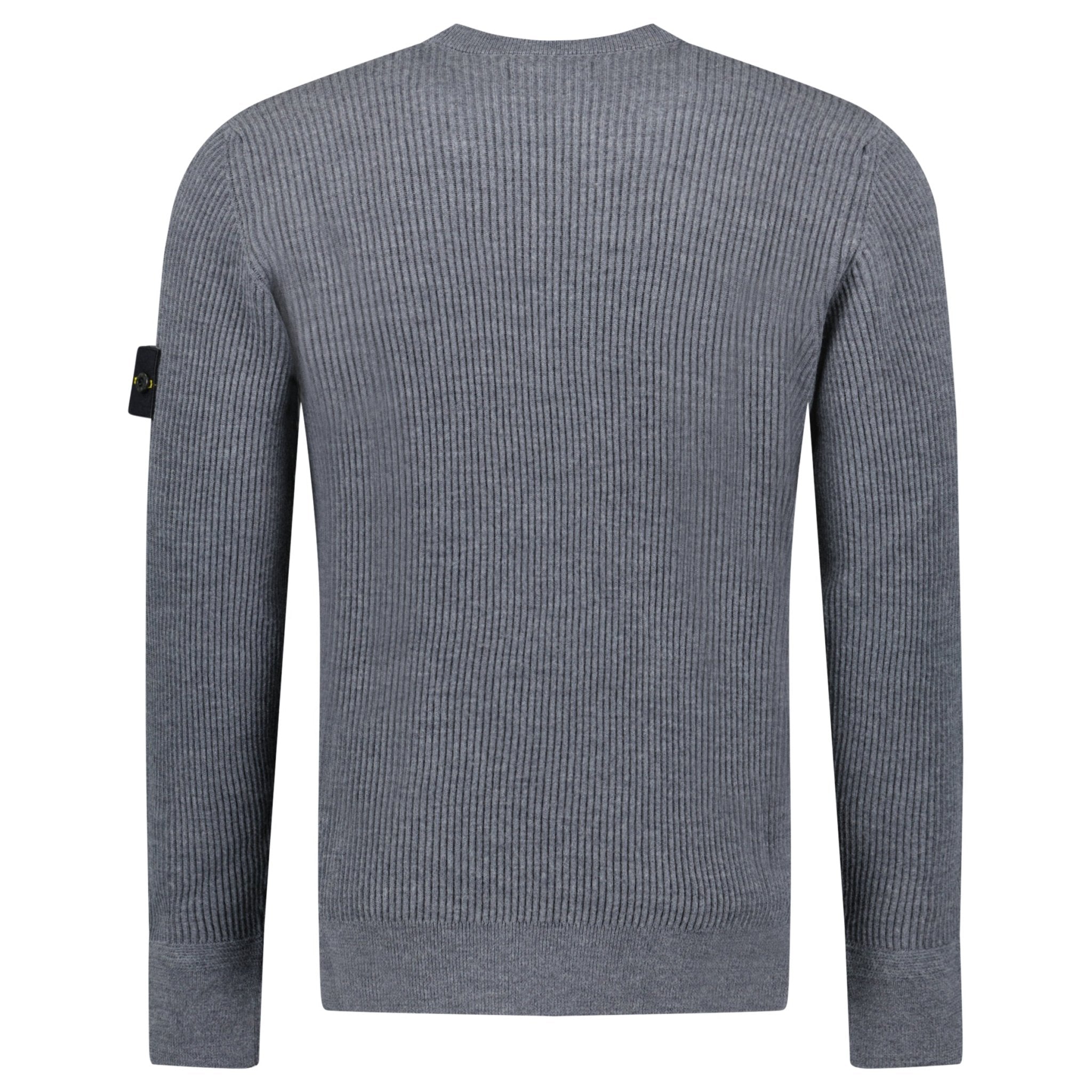 Stone Island Ribbed Crewneck Sweatshirt Dark Grey