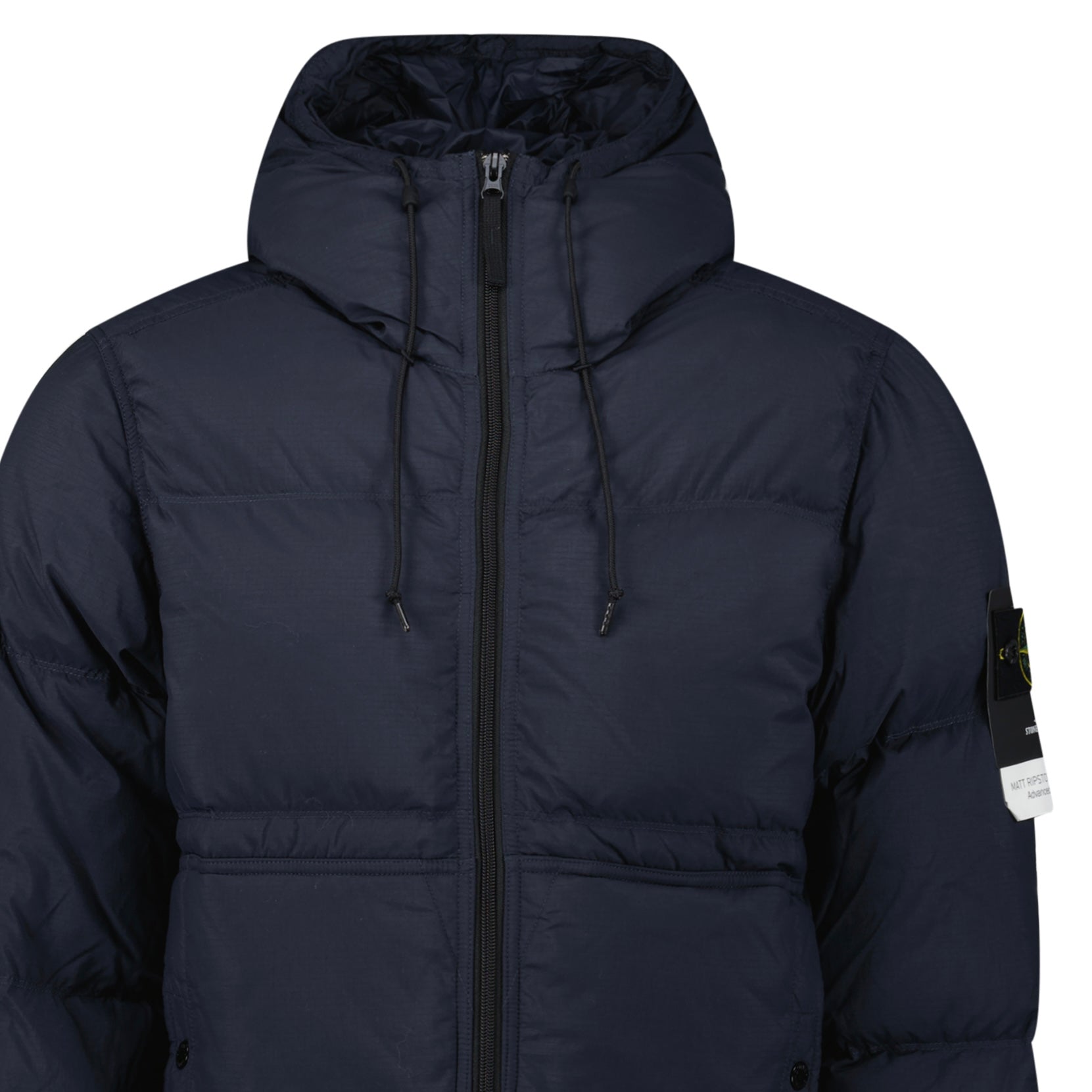 Stone Island Down Matte Ripstop Cordura® Advanced Fabric Parka in Navy