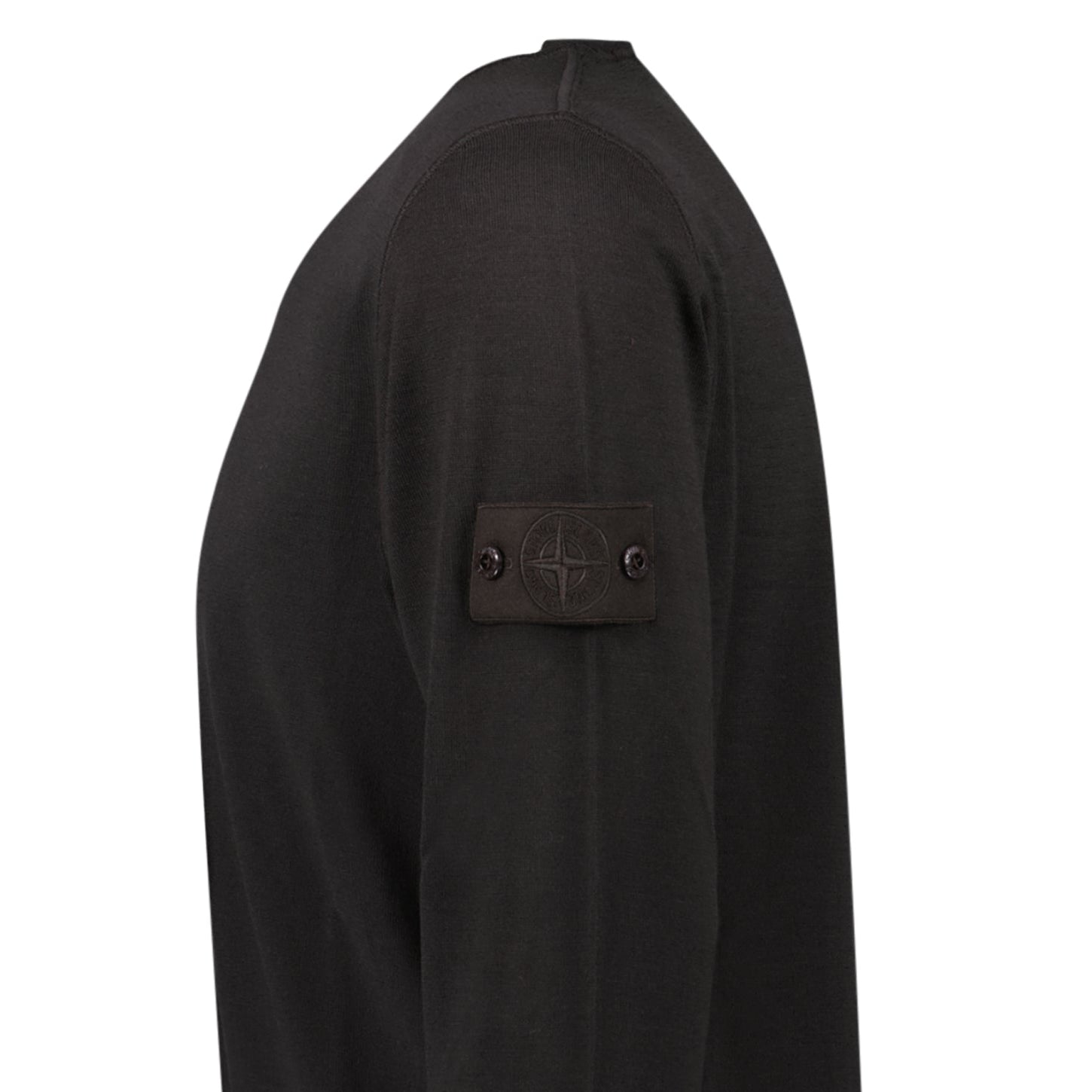 Stone Island Ghost Wool Crew Neck Jumper Dark Brown