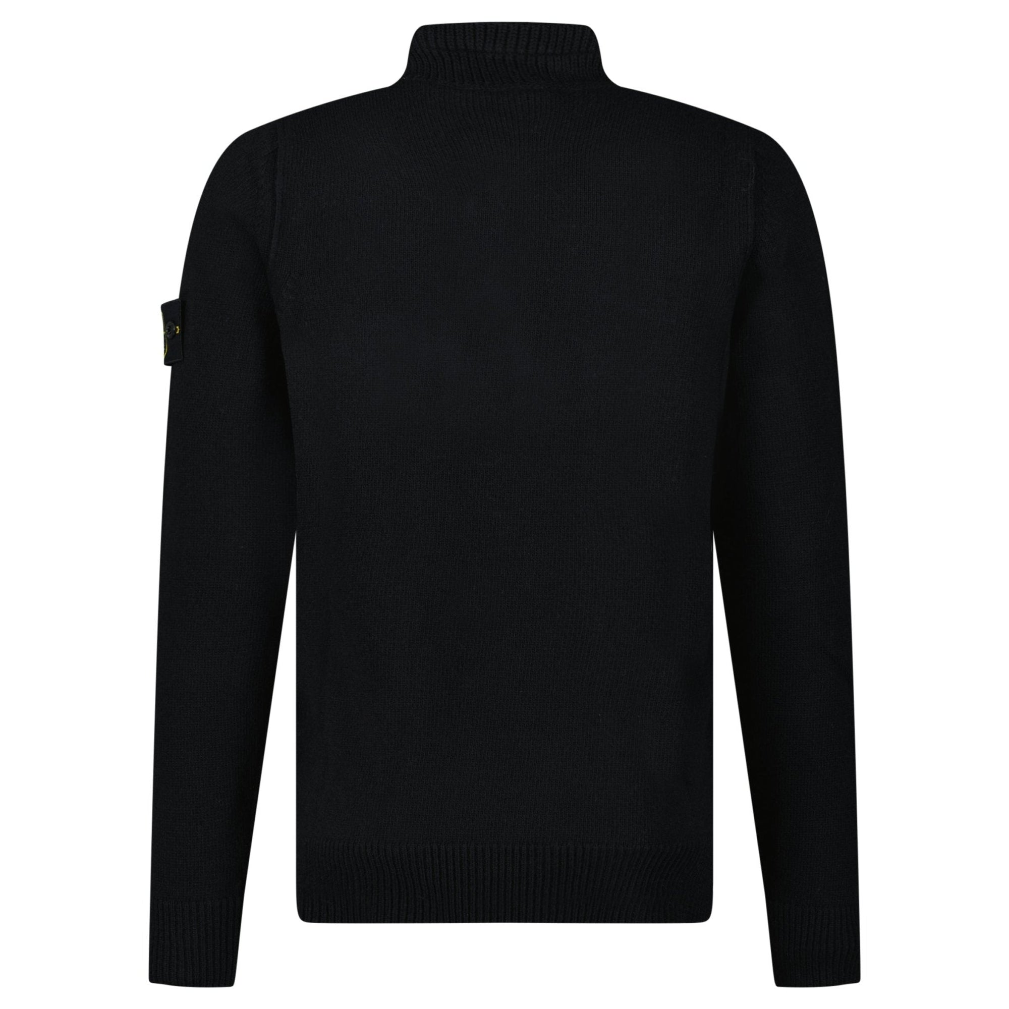 Stone Island Half-Zip Jumper in Black