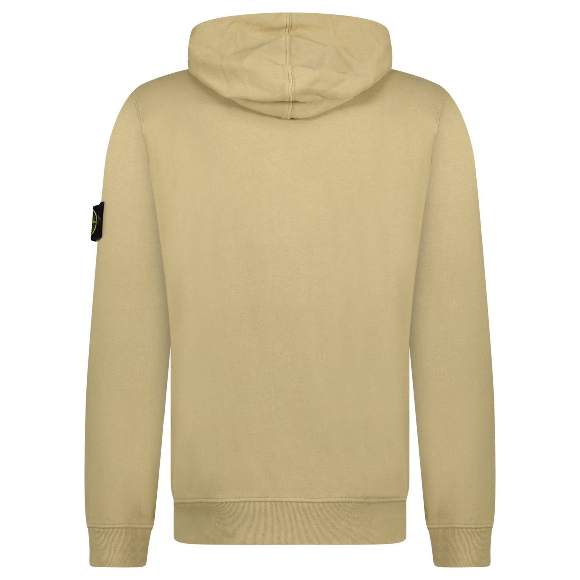 Stone Island Zip Hooded Sweatshirt Biscuit
