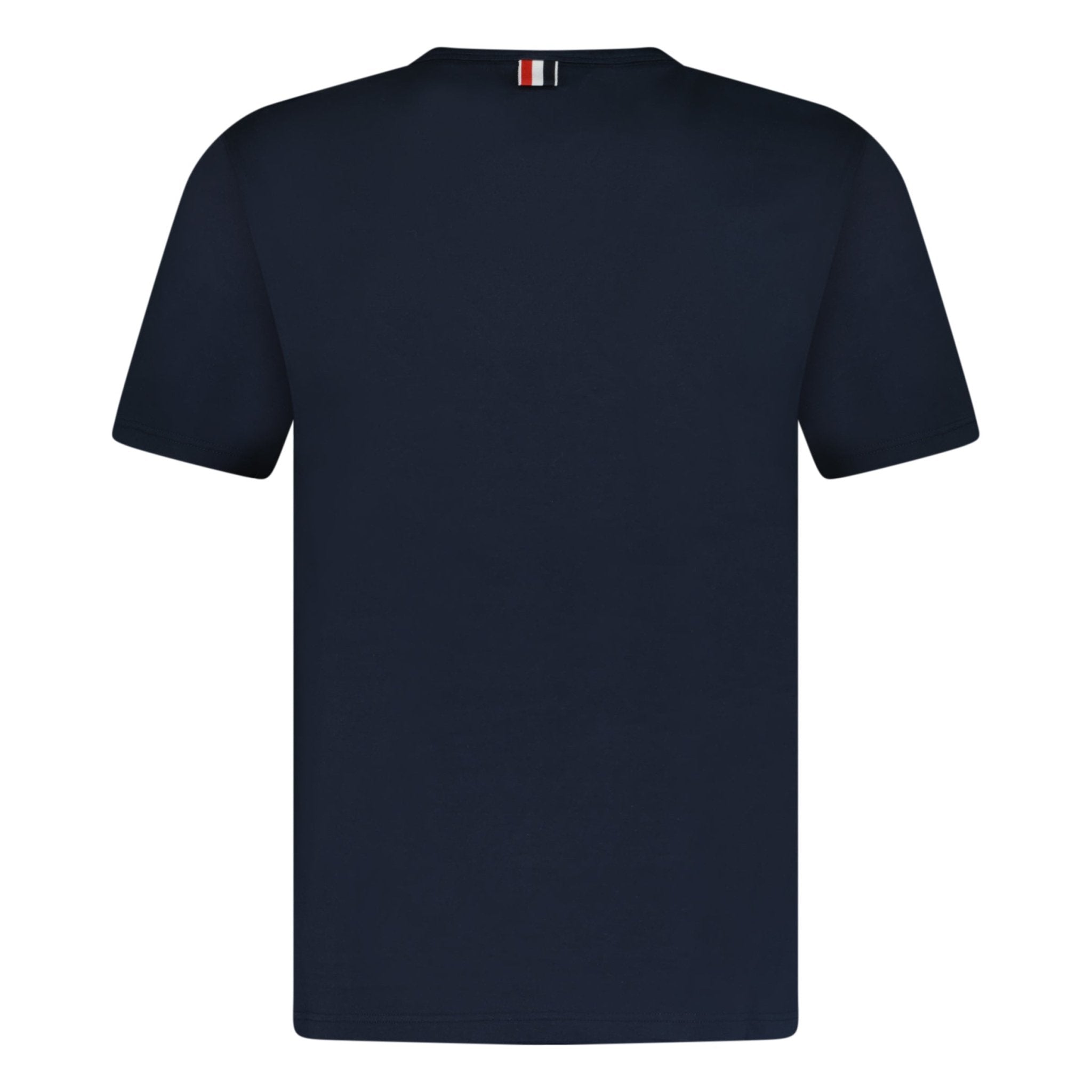 Thom Browne Crew Neck Pocket T-Shirt Navy