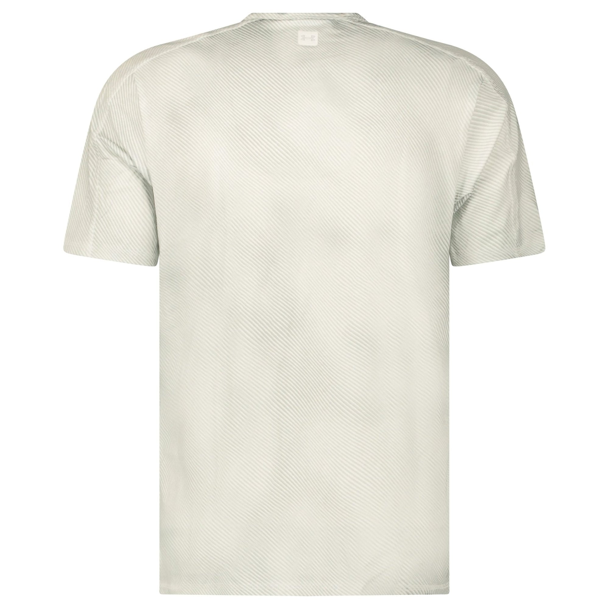 Under Armour Meridian Golf Print Fitted T-Shirt in Light Grey