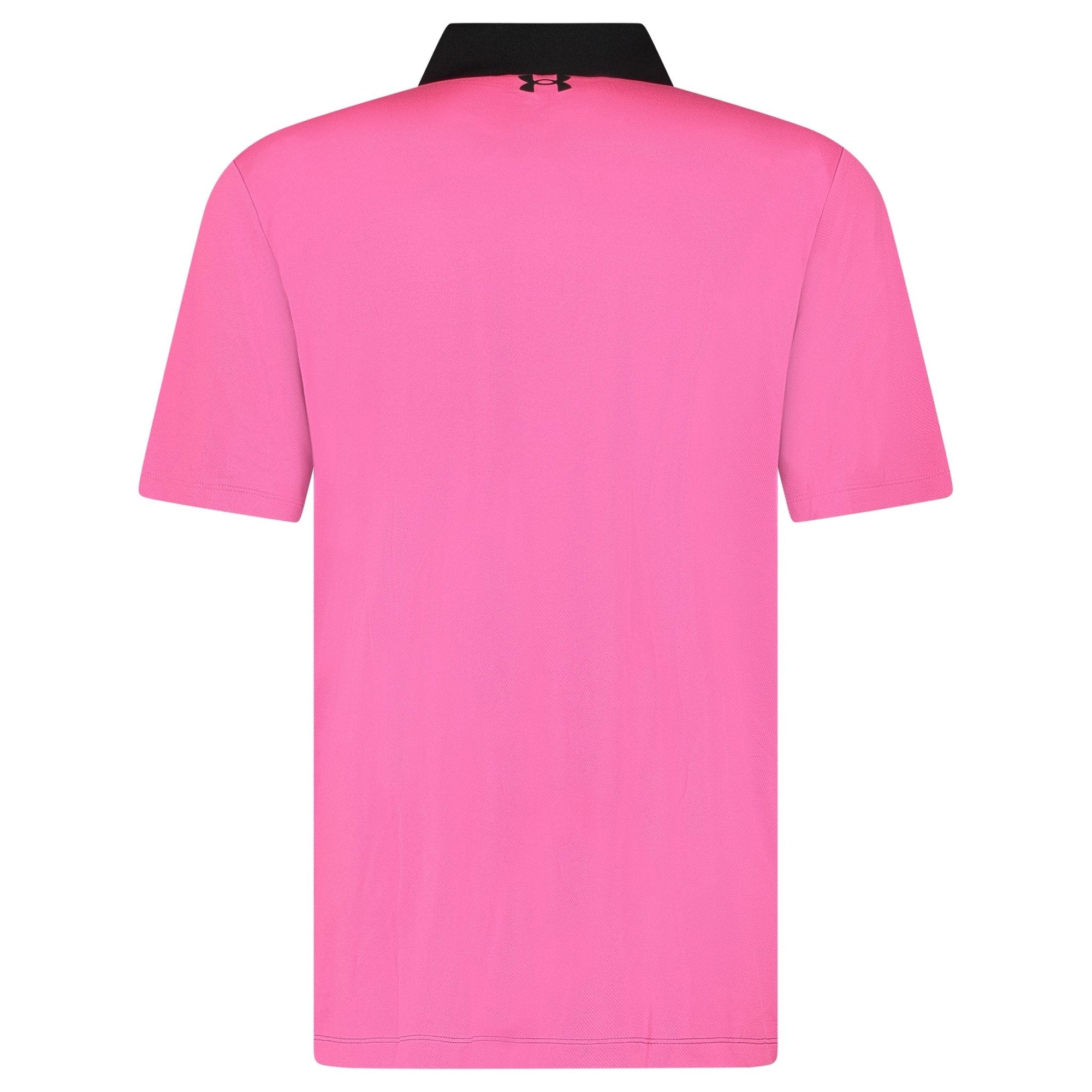Under Armour Performance Golf Block Stripe Polo Black/Pink