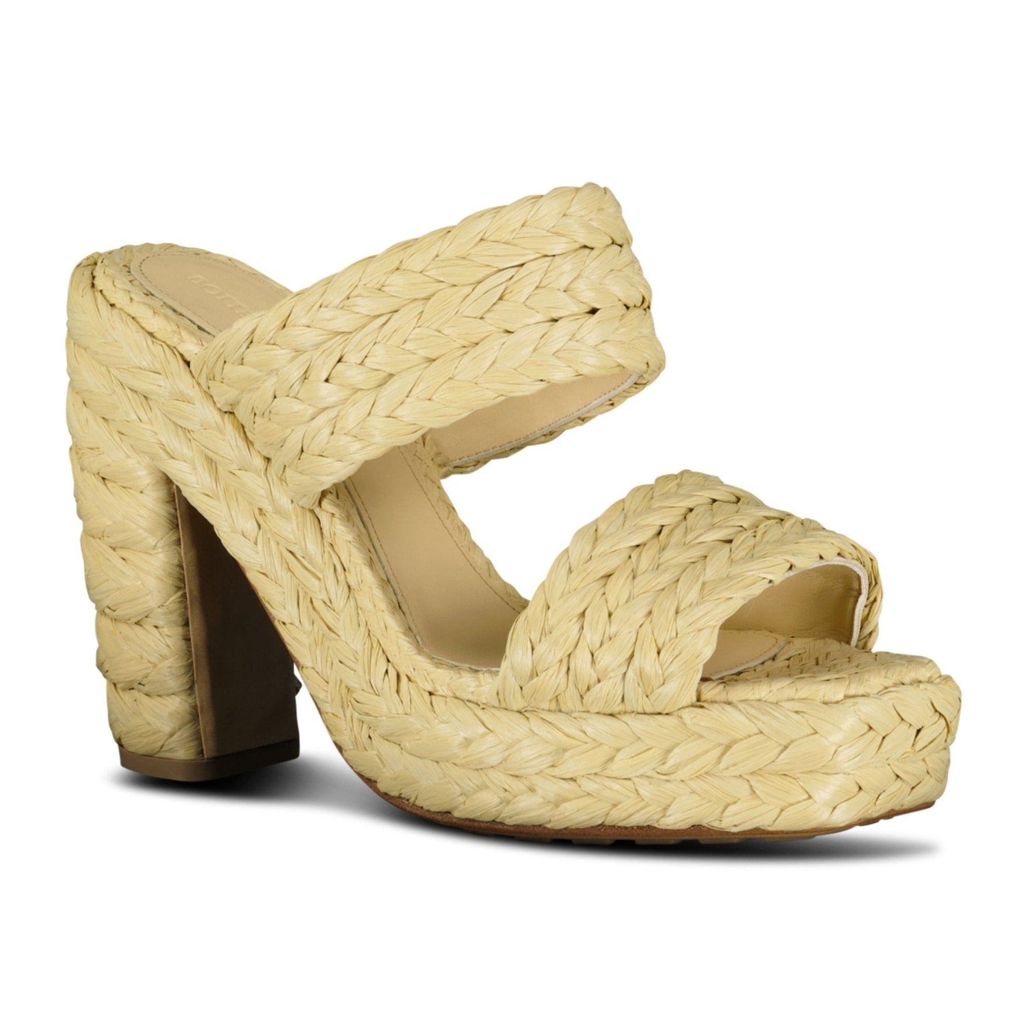 Bottega Veneta Block Heels Sugar Cane